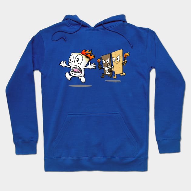 Funny Smores Chase Hoodie by robotface